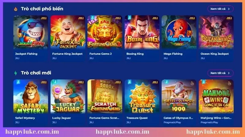 Hệ thống trò chơi đang chờ bạn khám phá